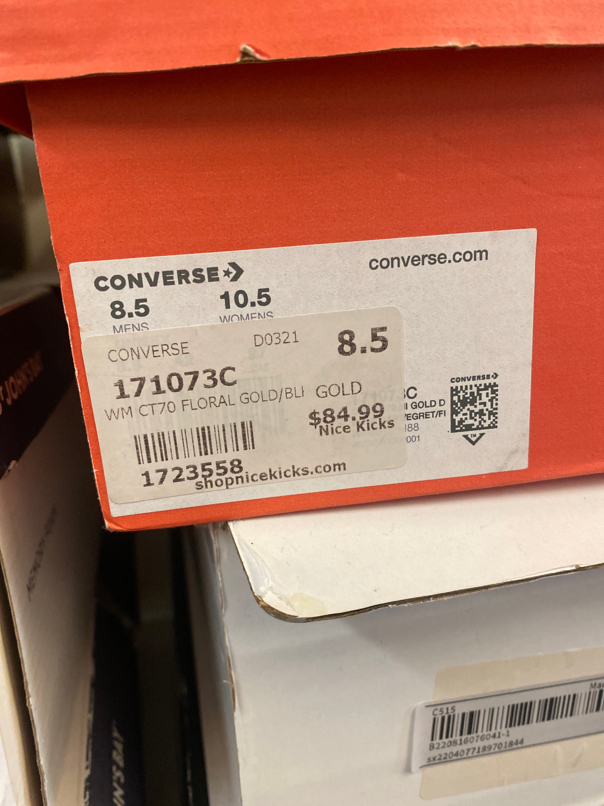 Converse Chuck 70 High Floral Sneakers – Size 8.5 Men / 10.5 Women (New in Box)