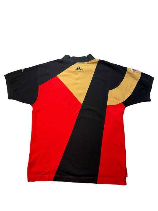 Vintage 90s San Francisco 49ers Apex One Pro Line Polo Shirt Colorblock L