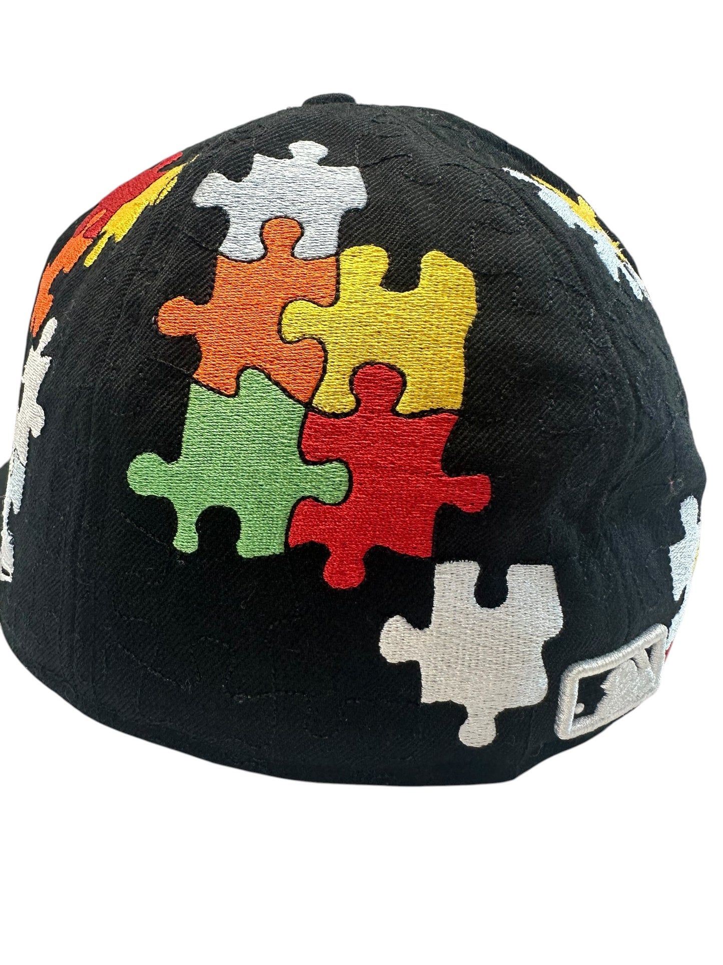 New Era 59FIFTY San Francisco Giants Puzzle Fitted Hat – Black – Size 7 1/2