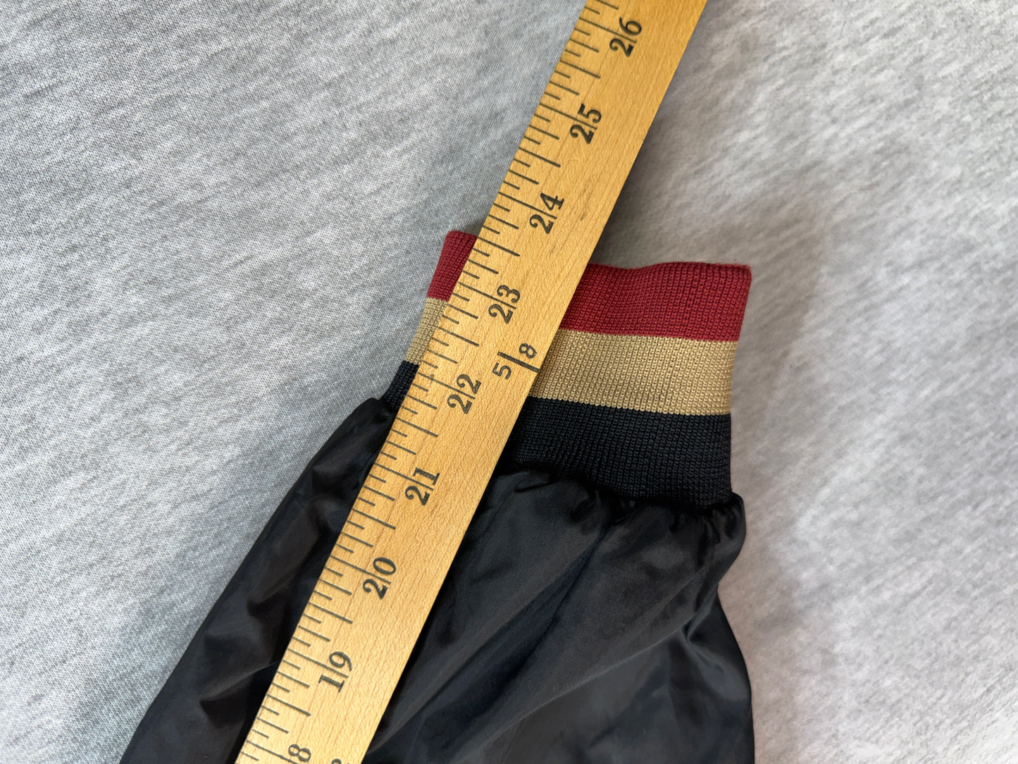 49ers Chalk Line by Jerzees 90s Pullover Jacket 2XL Red Black Gold. Rare collab