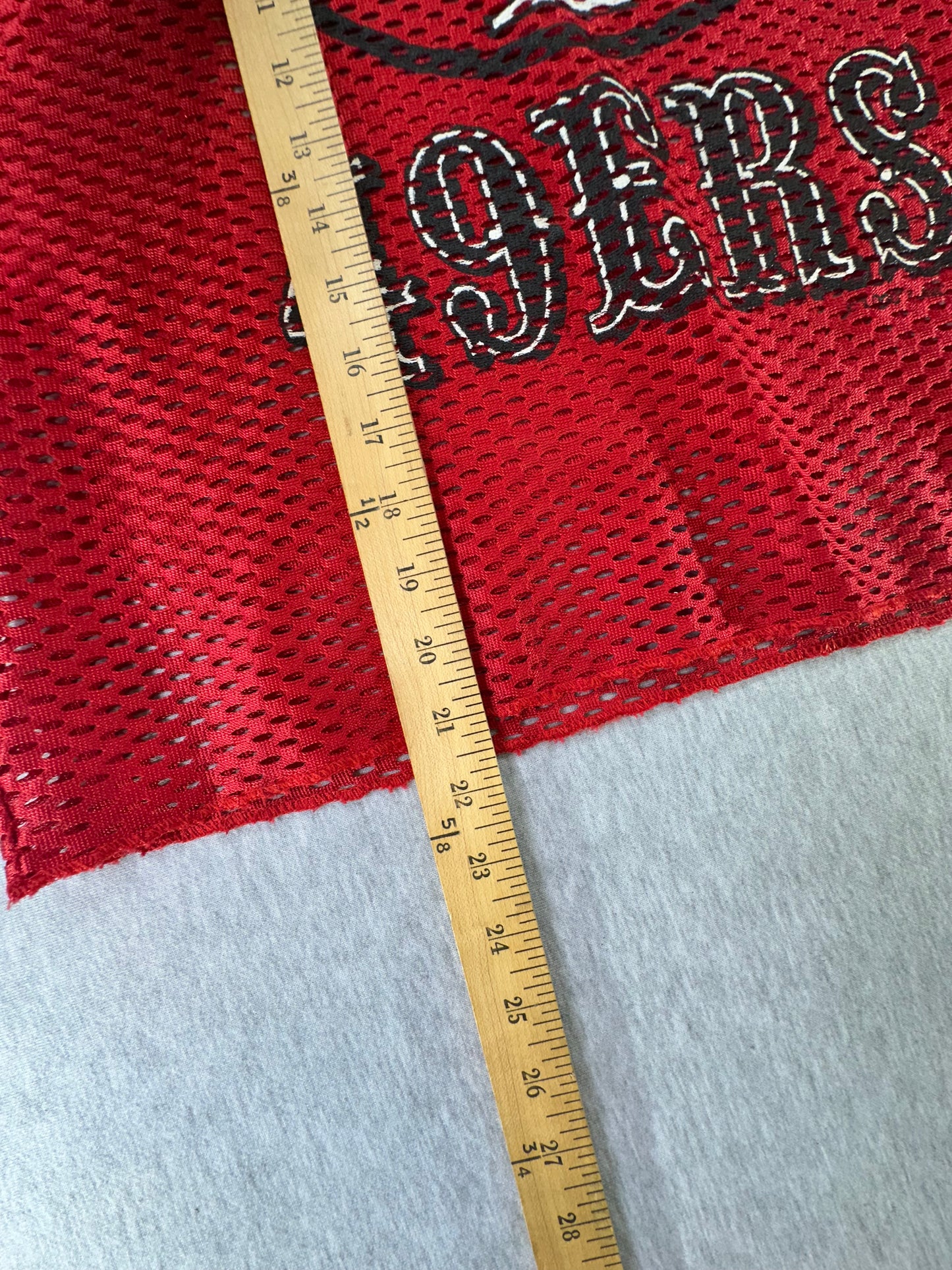 Vintage 49ers Logo 7 Mesh Cropped Football Jersey