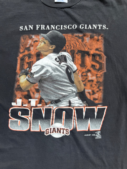 RARE 1999 J.T. Snow Giants Tee