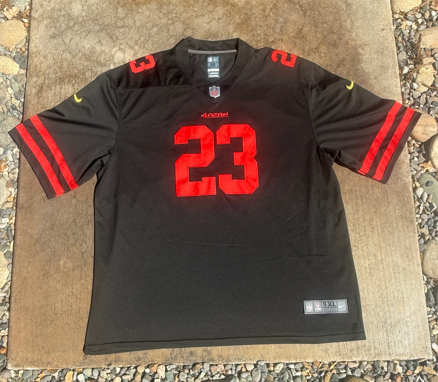 Christian McCaffrey Nike San Francisco 49ers Jersey – 5XL