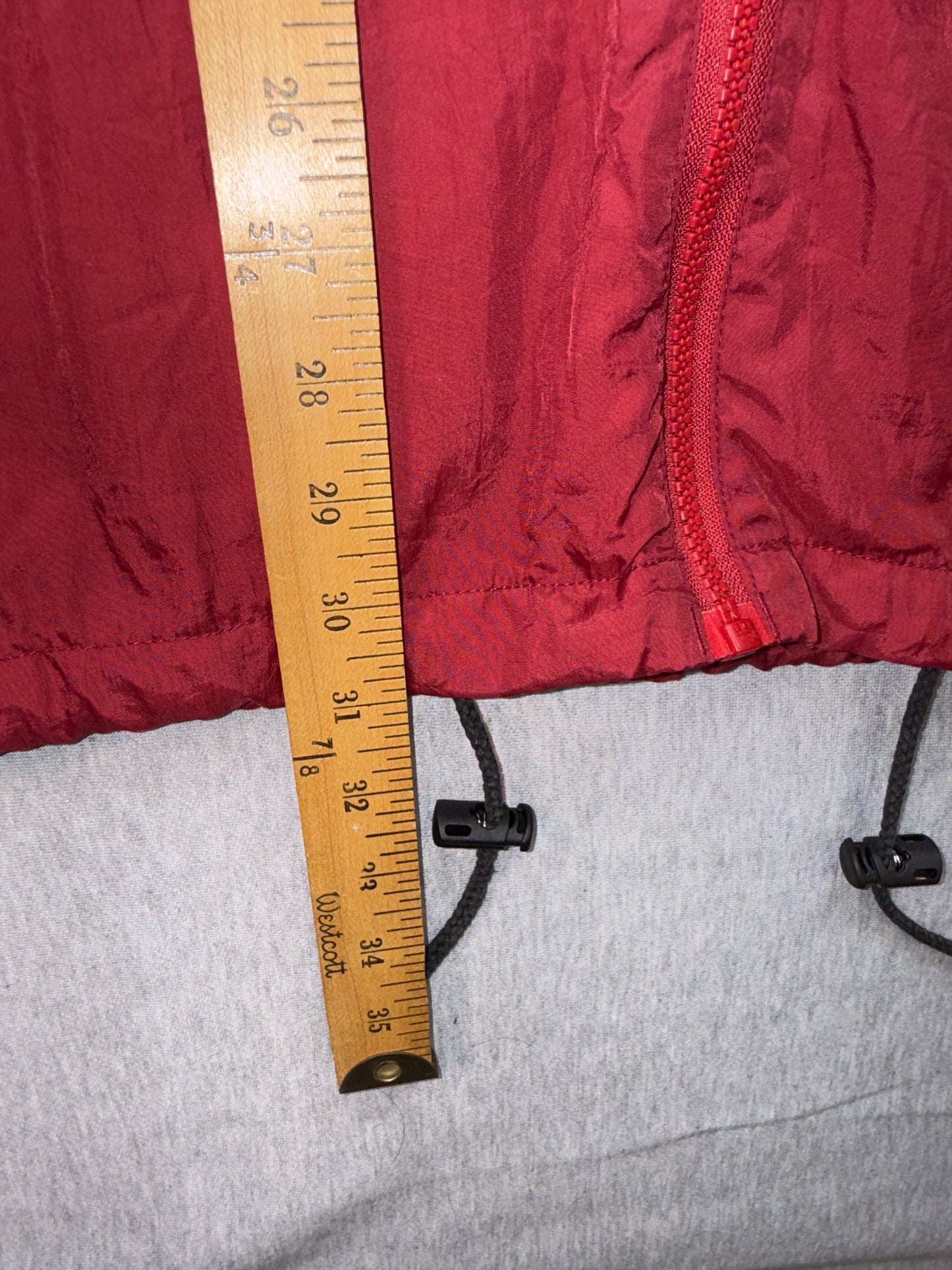 Vintage 90s San Francisco 49ers Starter Jacket Red Gold Black NFL Full Zip L