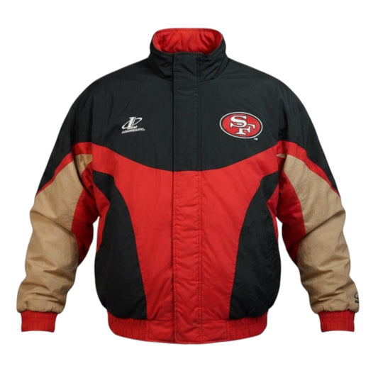 1990s Logo Athletic San Francisco 49ers NFL Pro Line Authentic Puffer Jacket XL