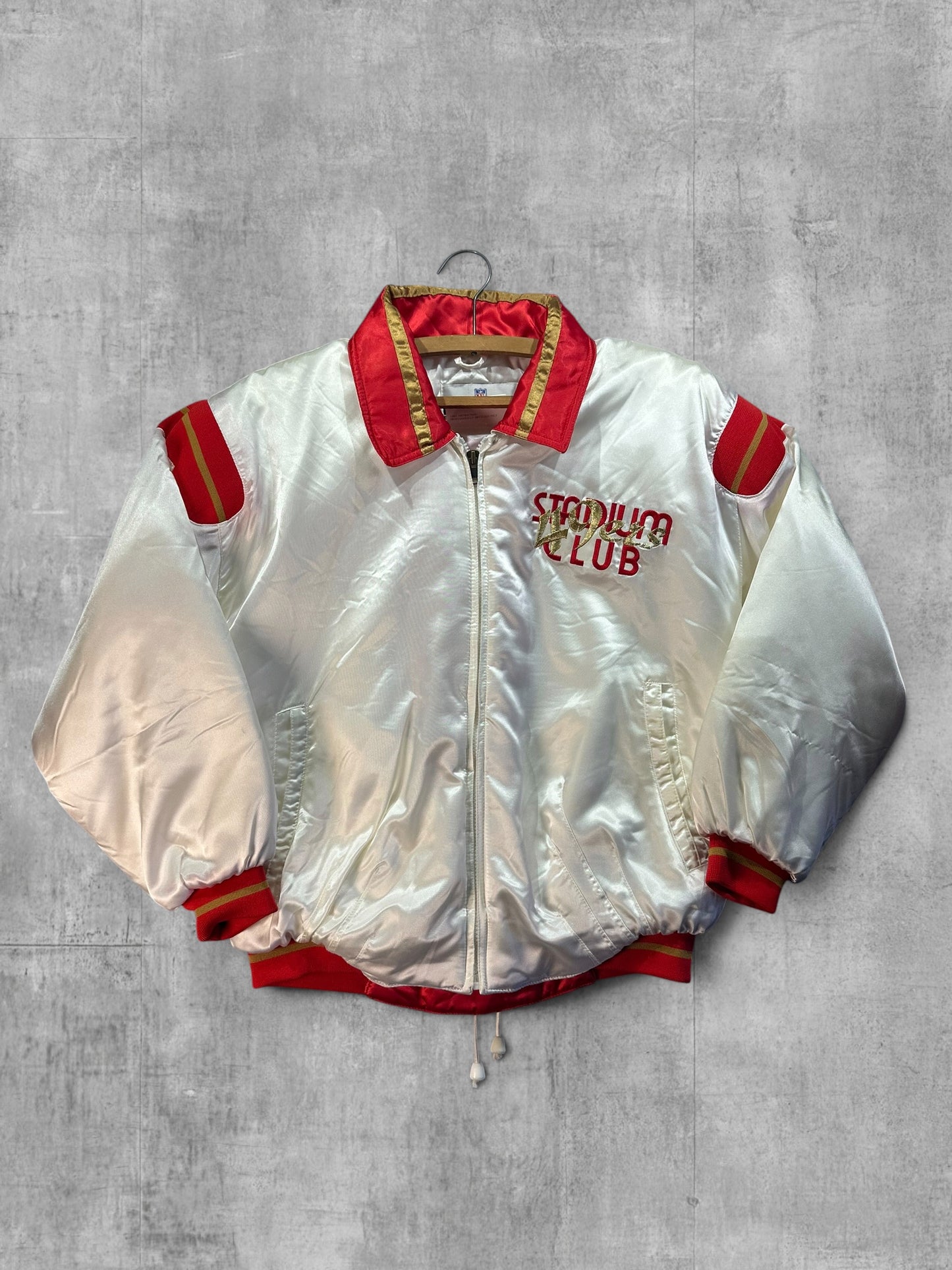 Vintage San Francisco 49ers Spirit by Cliff Engle Satin Jacket Cheerleader