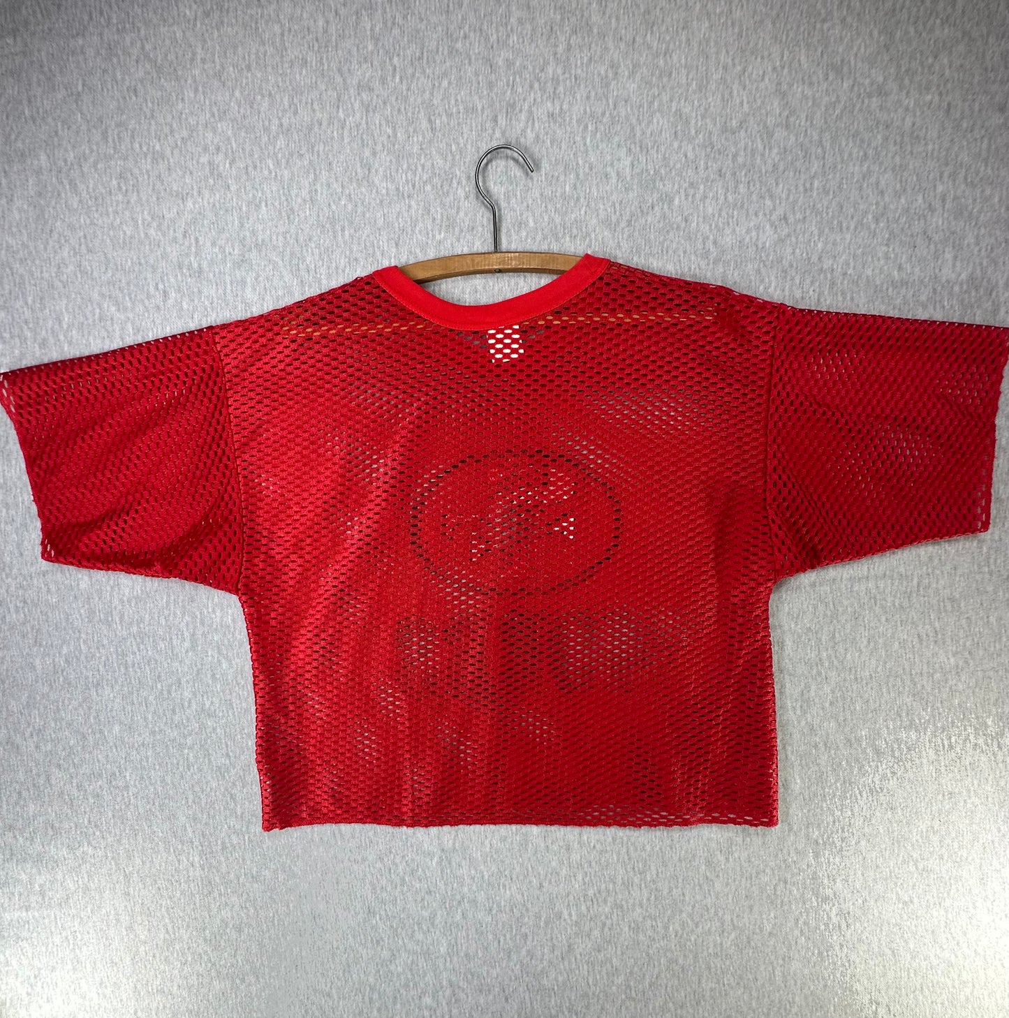 Vintage 49ers Logo 7 Mesh Cropped Football Jersey