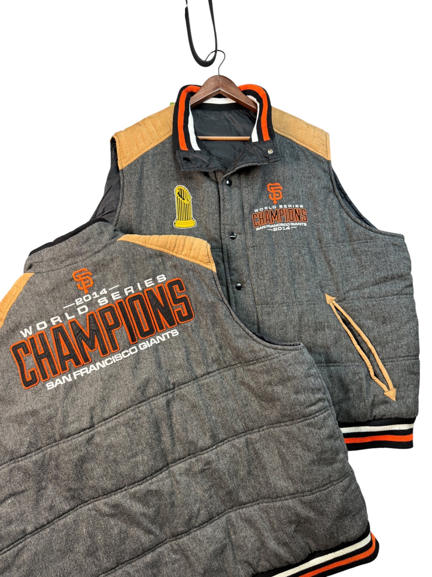 San Francisco Giants 2014 World Series Champions Reversible Vest G-III Carl Banks