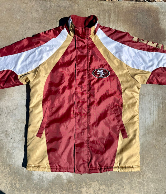 Vintage San Francisco 49ers NFL Colorblock Jacket — Men’s Medium