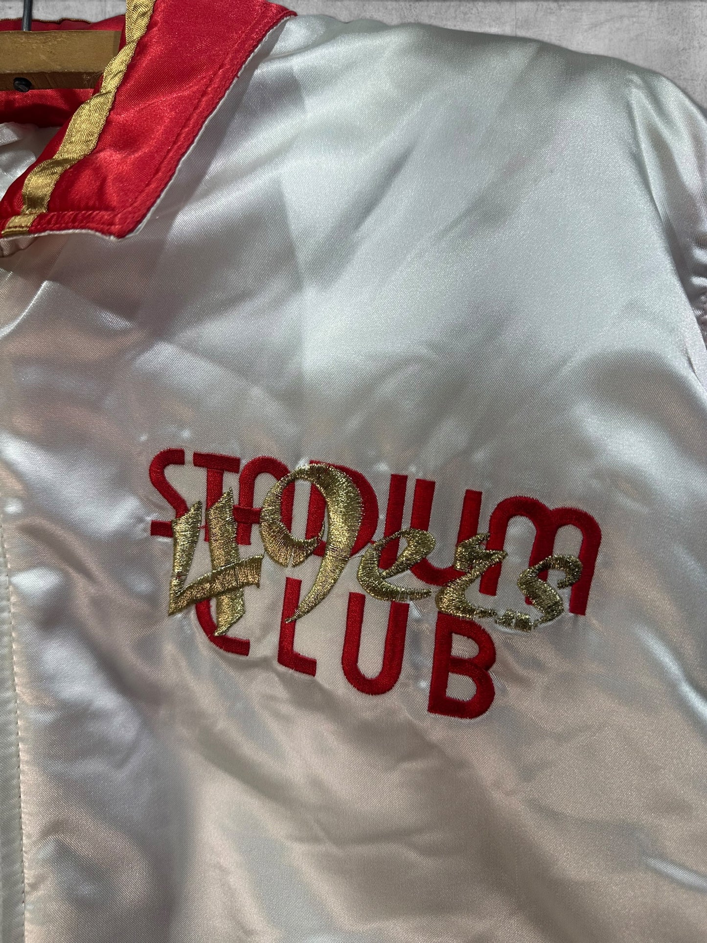 Vintage San Francisco 49ers Spirit by Cliff Engle Satin Jacket Cheerleader
