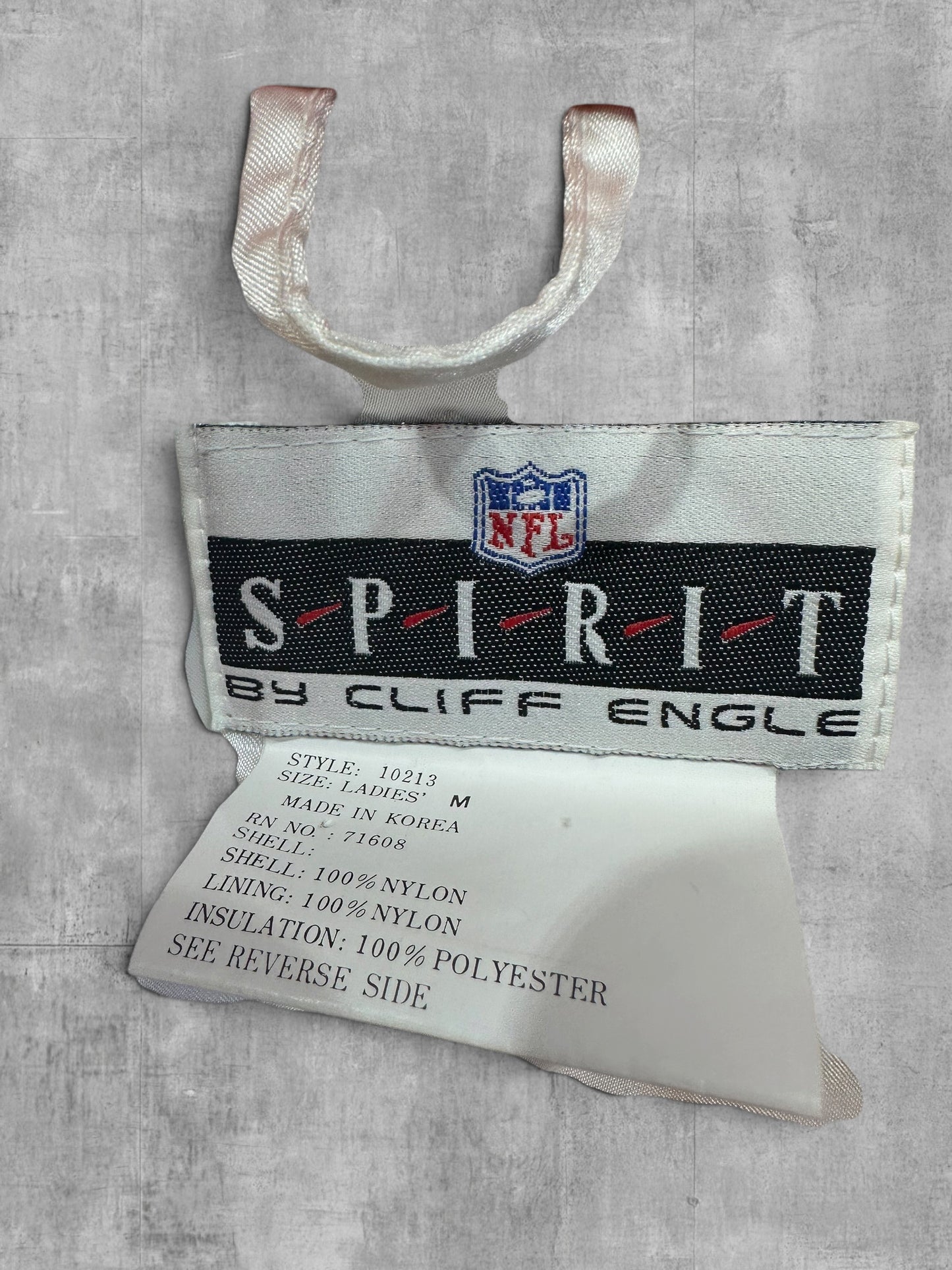 Vintage San Francisco 49ers Spirit by Cliff Engle Satin Jacket Cheerleader