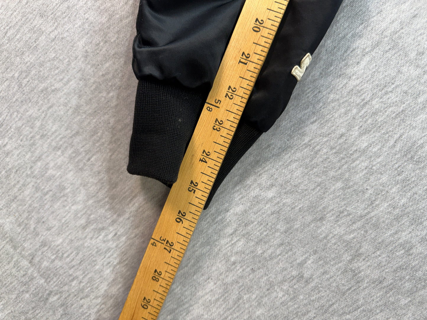 80s/90s ChalkLine Satin 49ers jacket black with that Rare bold SF logo on the back
