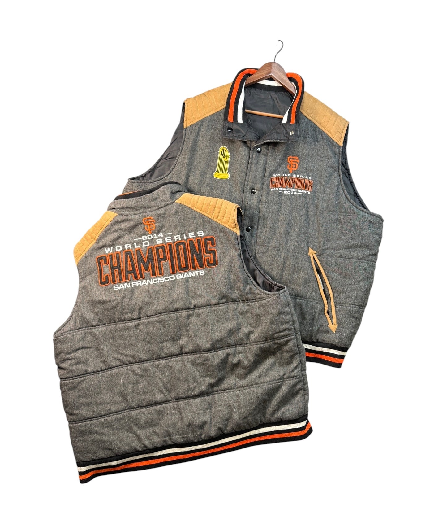 San Francisco Giants 2014 World Series Champions Reversible Vest G-III Carl Banks