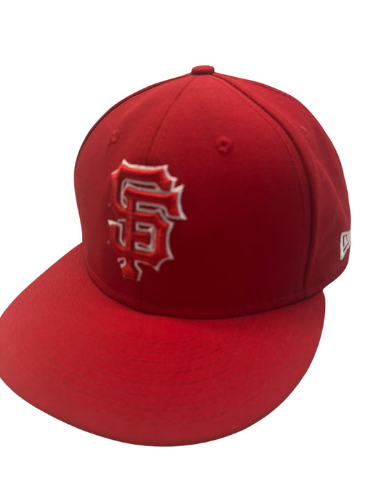 New Era 59FIFTY San Francisco Giants Fitted Hat – Red – Size 7 3/4