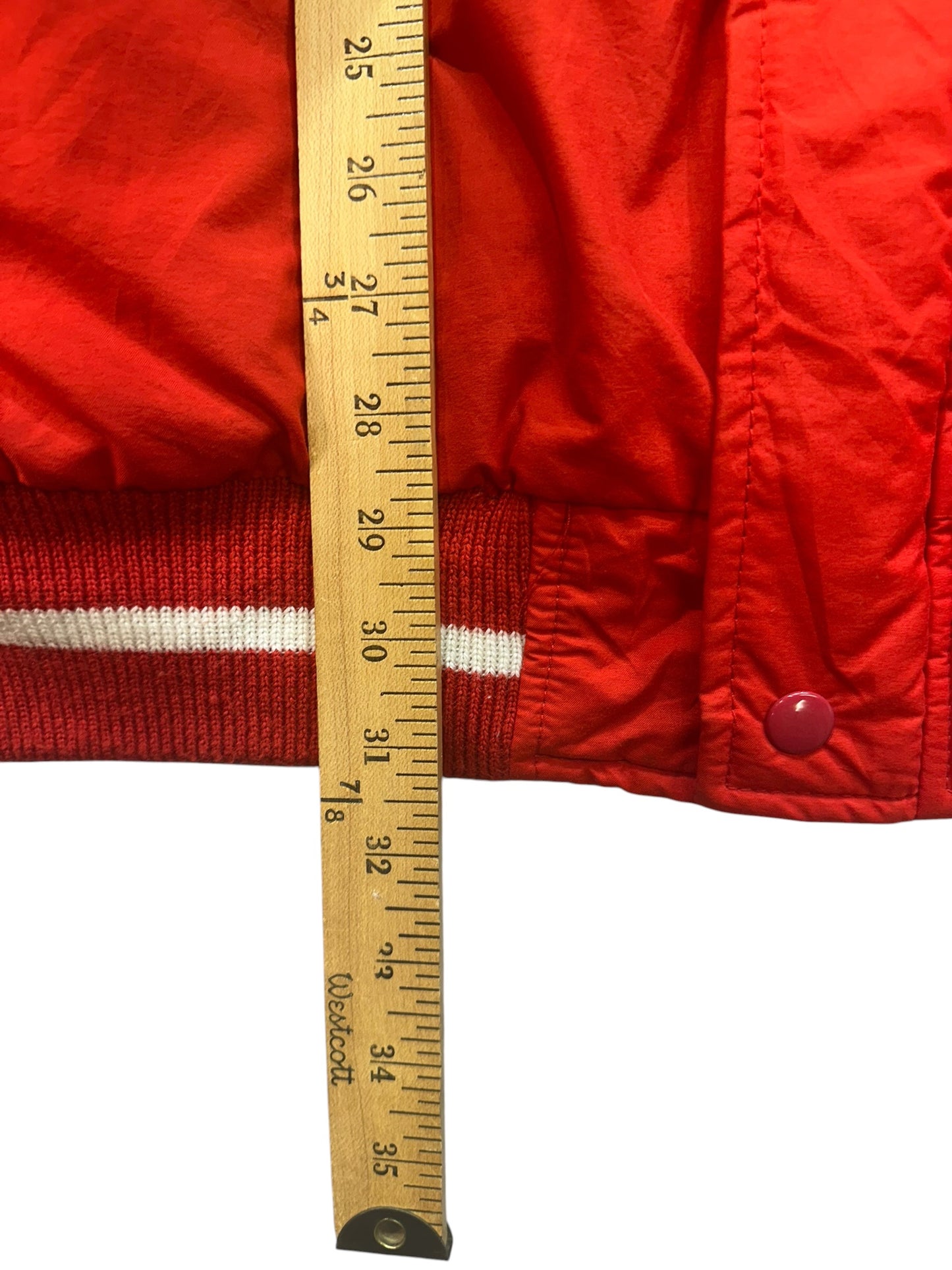 Vintage 90s San Francisco 49ers Starter Jacket XL Red Gold Hooded NFL USA