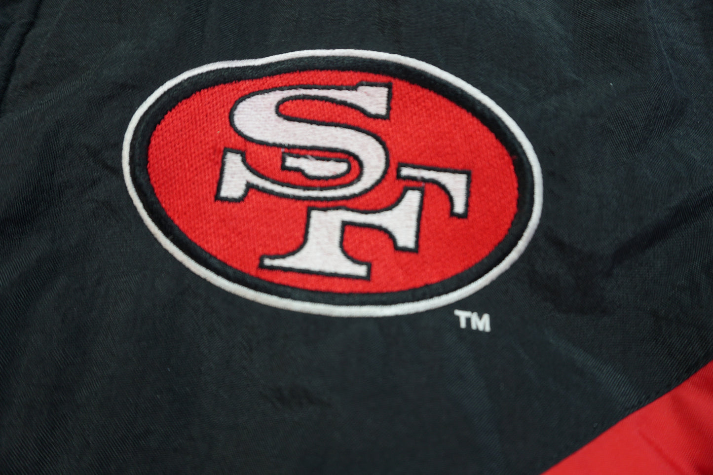 1990s Logo Athletic San Francisco 49ers NFL Pro Line Authentic Puffer Jacket XL