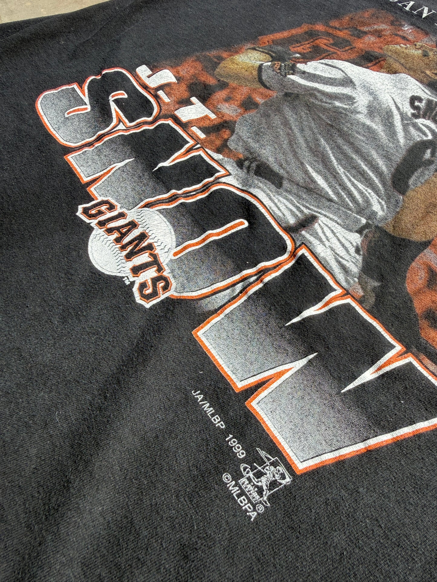 RARE 1999 J.T. Snow Giants Tee