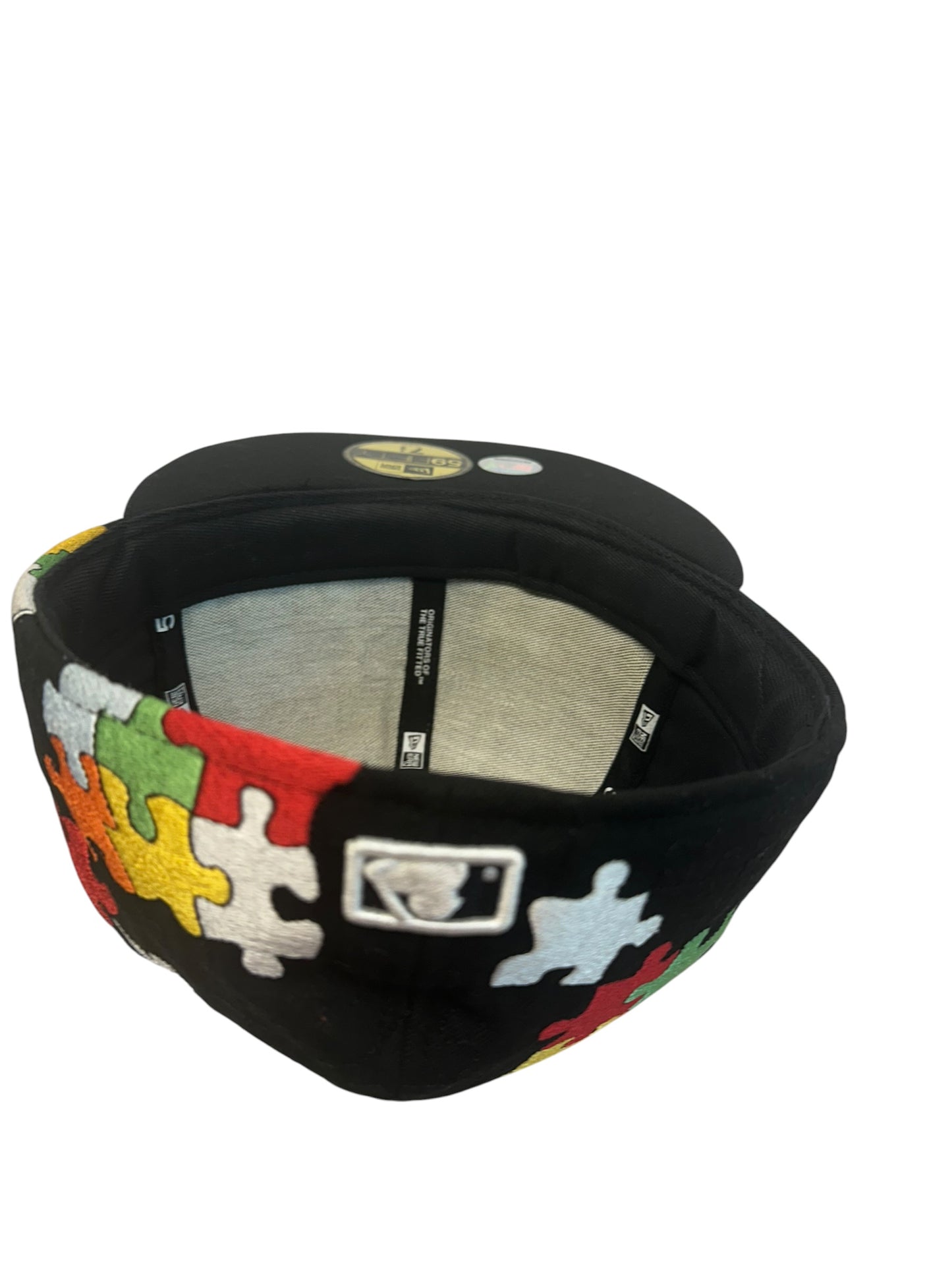 New Era 59FIFTY San Francisco Giants Puzzle Fitted Hat – Black – Size 7 1/2