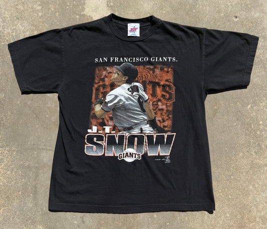 RARE 1999 J.T. Snow Giants Tee