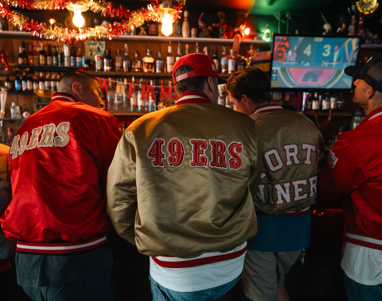 Vintage 49ers Starter Red Satin Silky Jacket