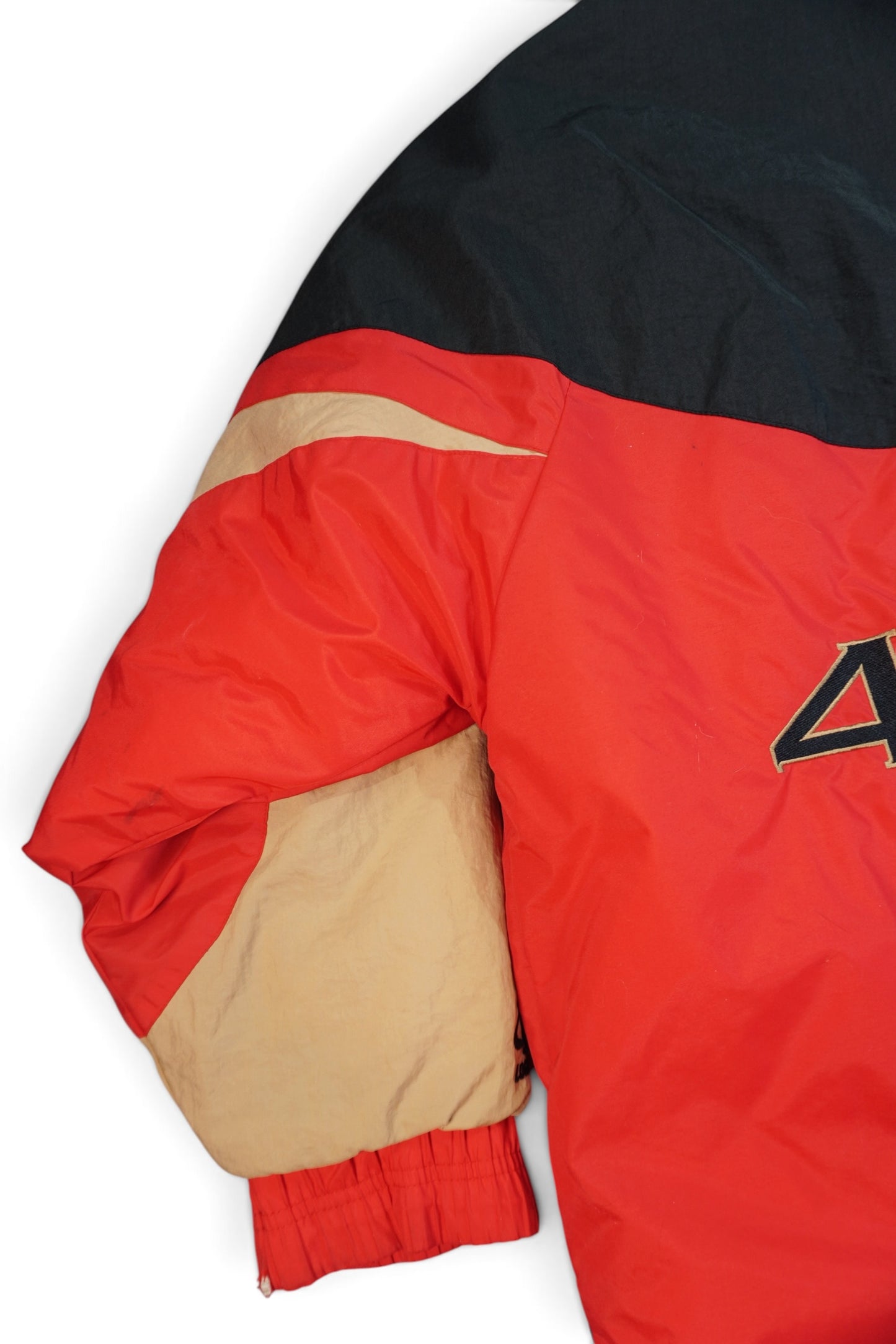 1990s Logo Athletic San Francisco 49ers NFL Pro Line Authentic Puffer Jacket XL